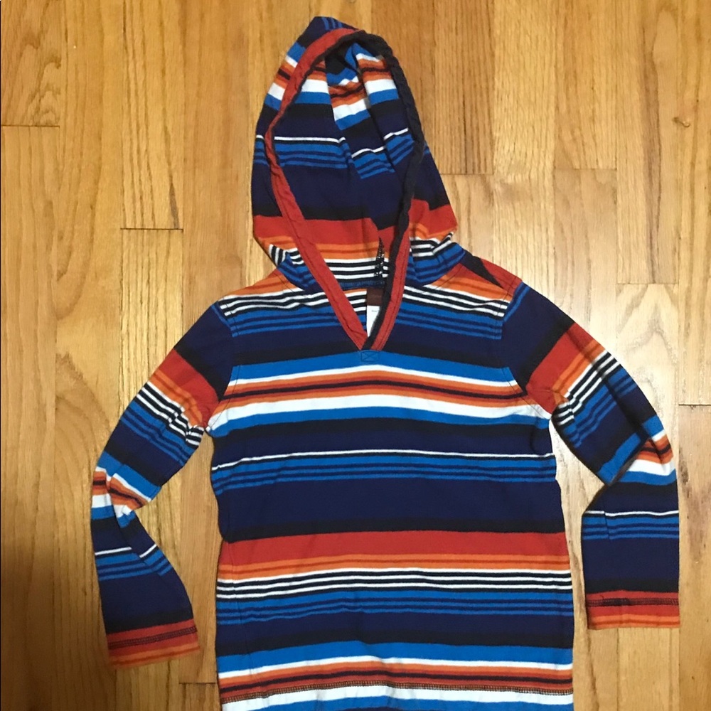 tea Collection Striped Happy Hoodie